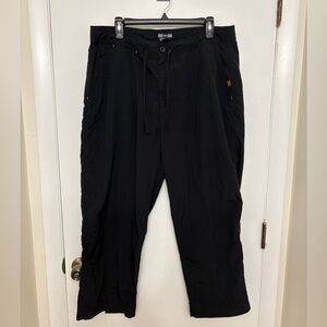 REI Sahara Short Pants UPF 50+ sun protection black nylon women’s size 16